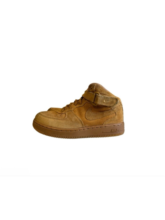 Nike Other - Nike Kids Force 1 Mid Wheat Suede Gum Soles [859337-701] Size 2Y